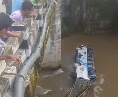 Meghalaya: 6 killed, 16 injured after a passenger bus falls into a river