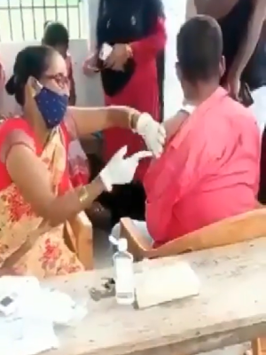 Man injected with empty syringe in Bihar's Chhapra; video goes viral