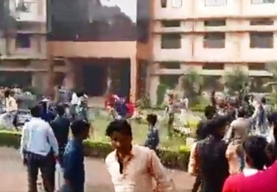 Right wing group workers attack Madhya Pradesh school over religious conversion charges