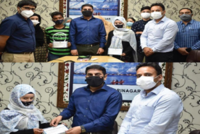 DC Srinagar hands over 76 SO's under SASCM/ SAKSHAM scheme