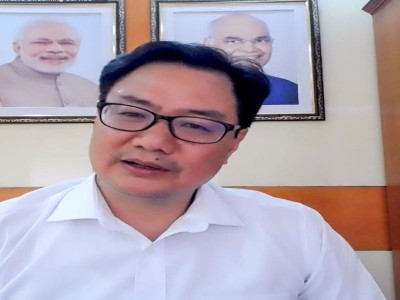 Union Sports Minister Kiren Rijiju tests Covid-19 positive