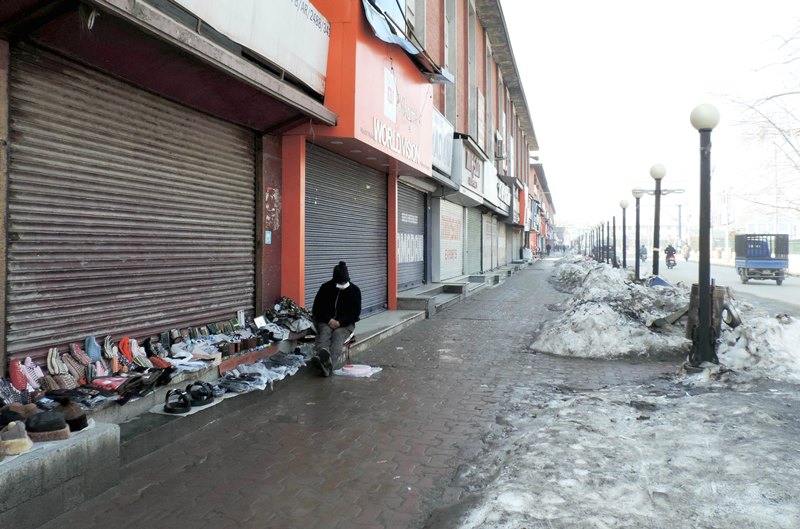 Strike in Kashmir's Srinagar