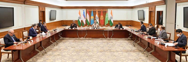 Modi meets Foreign Ministers of Central Asian Countries