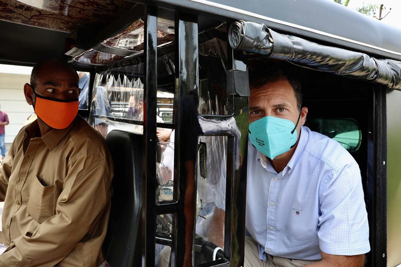 Congress MP Rahul Gandhi campaigns in Kerala