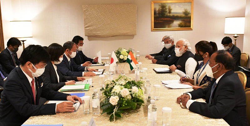 PM Modi in USA, meets Kamala Harris