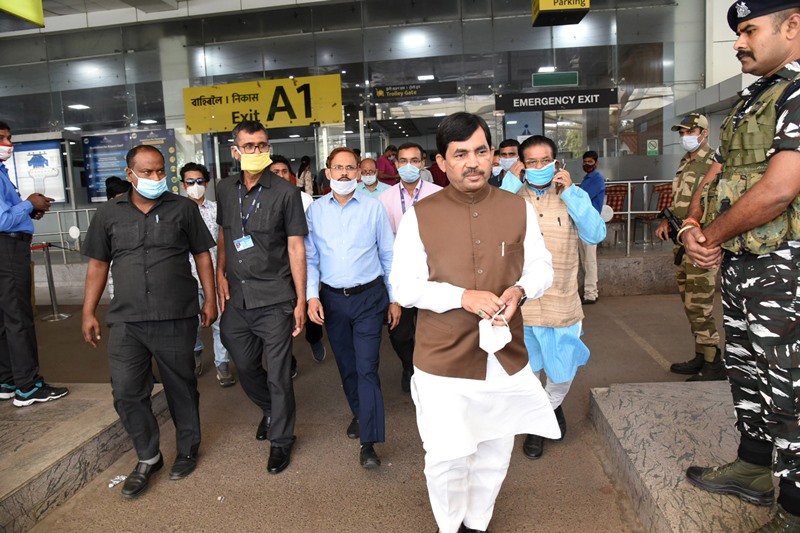 BJP's Syed Shahnawaz Hussain in Guwahati for Assam poll campaign
