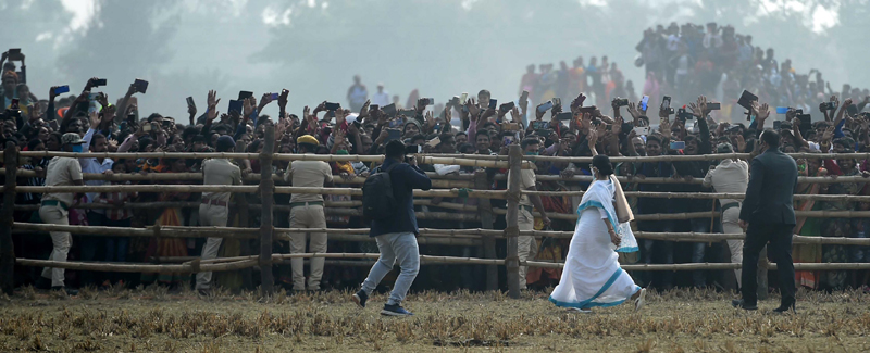 In Images: Mamata Banerjee in Nandigram