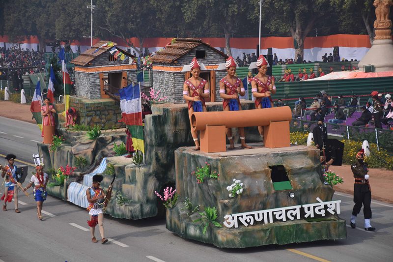 Republic Day dress rehearsal: Tableaus representing various Indian states rolling down on Delhi's Rajpath
