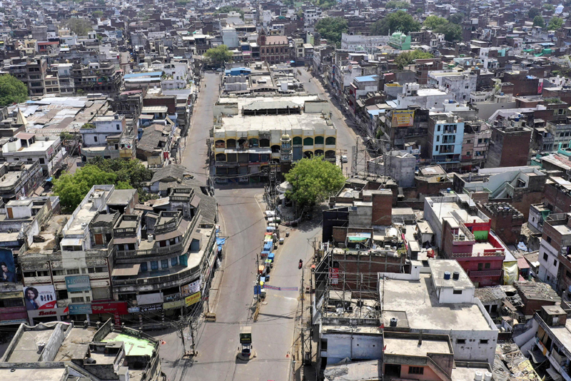 Prayagraj city remained deserted during COVID-19 lockdown