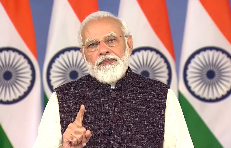 PM Modi addressing nation through video conferencing