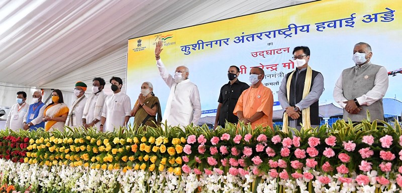 PM Modi inaugurates Kushinagar International Airport
