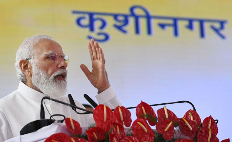 Narendra Modi inaugurates Kushinagar International Airport in UP