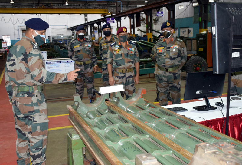 Lt Gen Yogendra Dimri visits workshhop in Jabalpur
