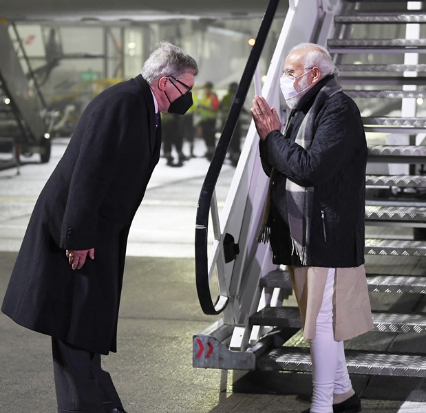 PM Modi arrives in Glasgow to attend COP26