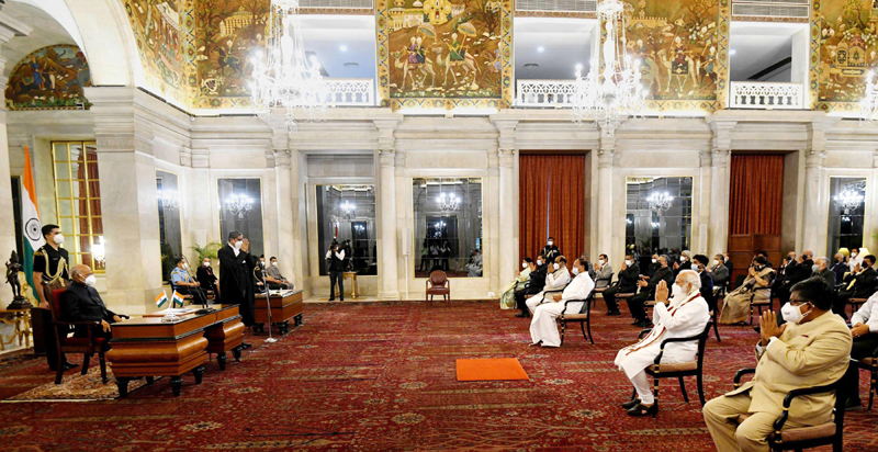 Justice NV Ramana swears in as CJI of India