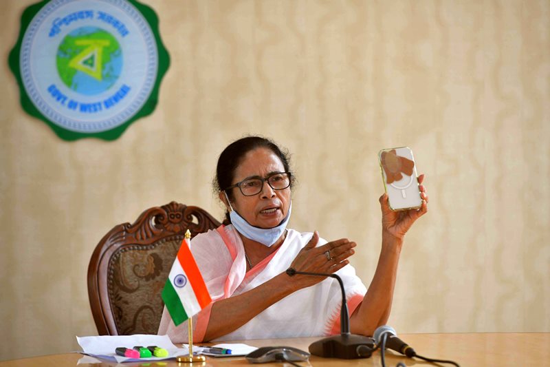 Mamata Banerjee addresses press conference in Kolkata