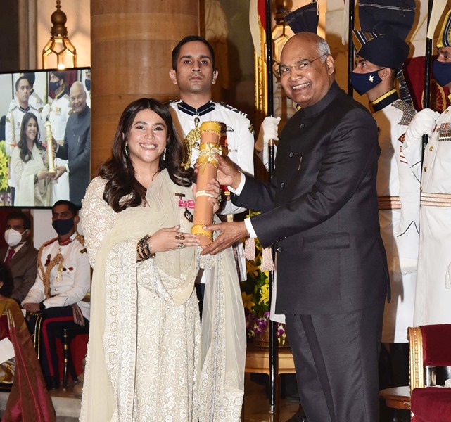 Prez Ram Nath Kovind presents Padma Shri, Padma Bhushan awards to dignitaries at Rashtrapati Bhavan in Delhi
