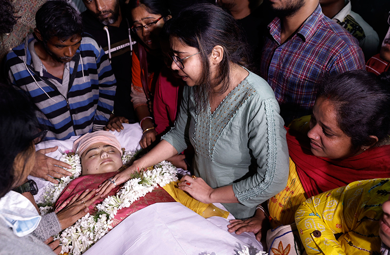 Kolkata bids final goodbye to actress Aindrila Sharma