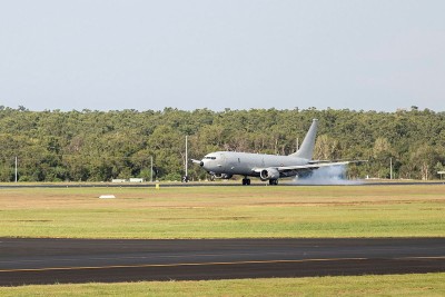 Indian Navy's  P8I Maritime Patrol and Reconnaissance Aircraft arrives in Australia