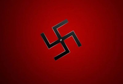 Bulgaria: Swastika symbol drawn on window shade inside US Embassy