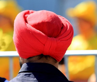 Sikh community members protest against sealing of Gurudwara in Pakistan
