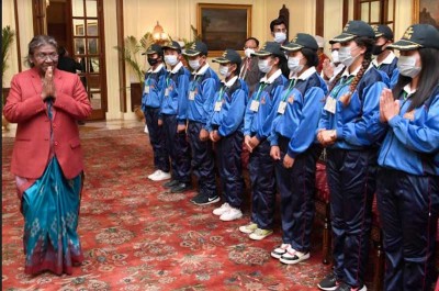 Assam Rifles organizes interaction with President of India