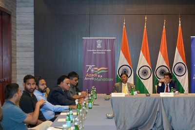 Piyush Goyal interacts with Venture Capitalists in San Francisco Bay Area