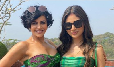 Mandira Bedi looks stunning in latest Instagram image clicked with newlywed Mouni Roy