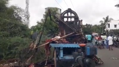 Tamil Nadu: 11, including children, electrocuted in temple chariot procession in Thanjavur