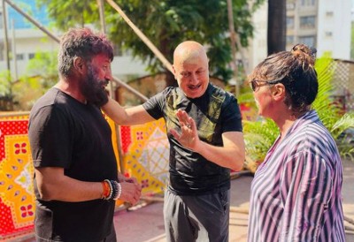 The Kashmir Files team celebrates Holi