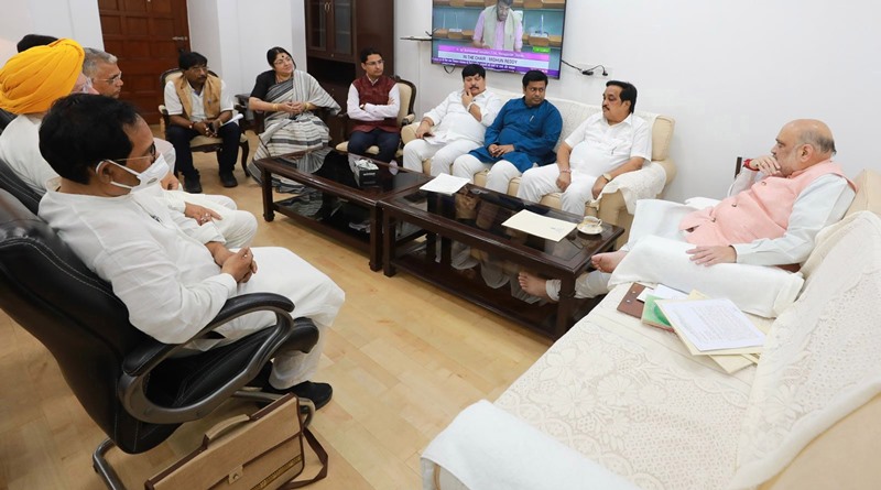 BJP delegation meets Amit Shah over Birbhum violence