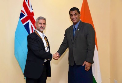 S Jaishankar reaches Fiji for 12th World Hindi Conference