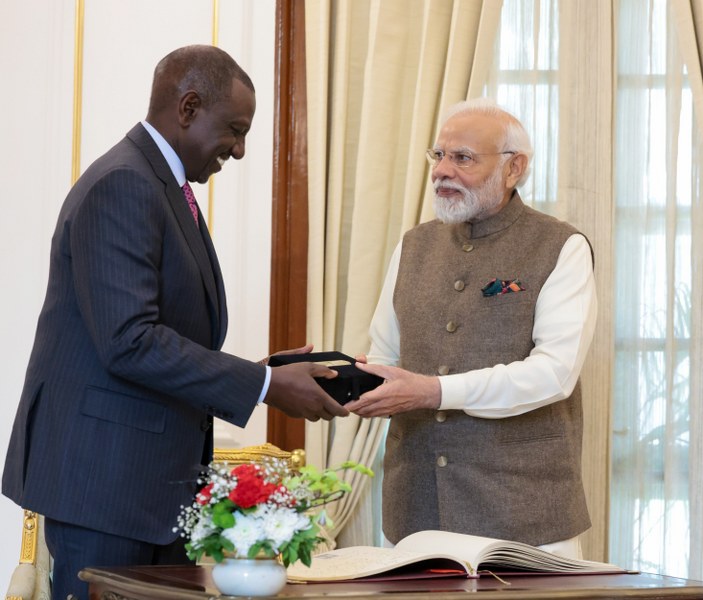 PM Modi holds talks with Kenyan Prez William Samoei Ruto