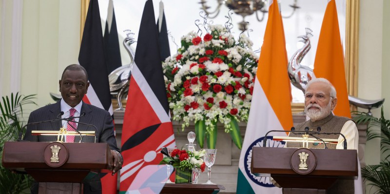 PM Modi holds talks with Kenyan Prez William Samoei Ruto
