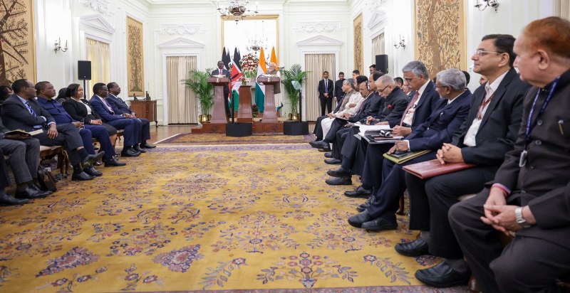 PM Modi holds talks with Kenyan Prez William Samoei Ruto