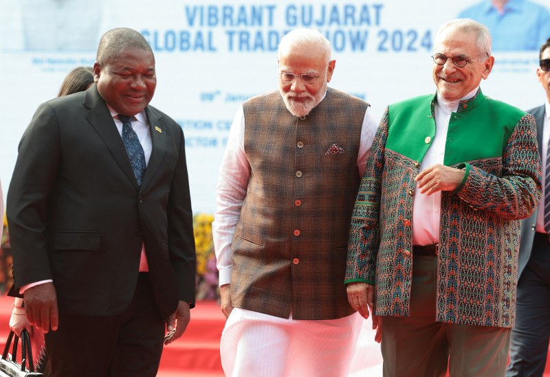 PM Modi visits Vibrant Gujarat trade show