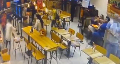 CCTV captures chilling murder inside Delhi Burger King, man shot 38 times