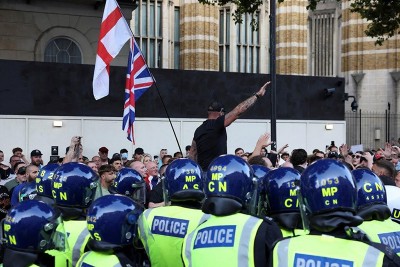Over 100 arrested in London as Southport protests spread