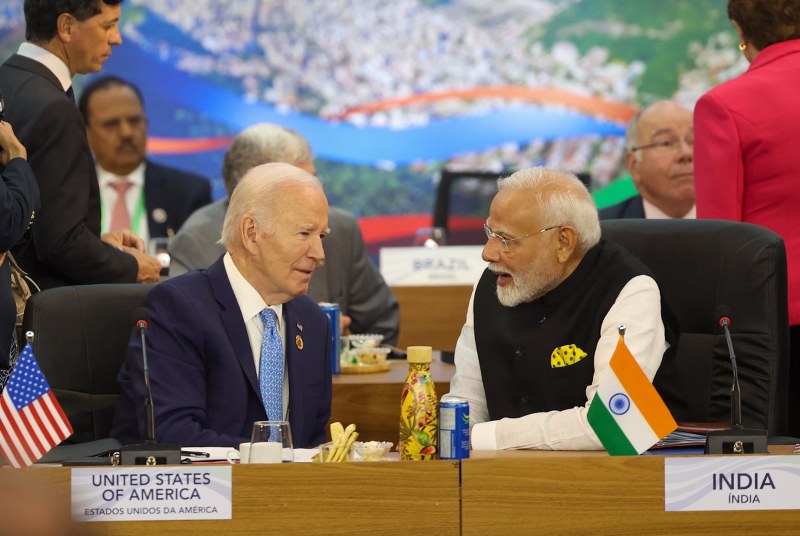 PM Modi with US President Joe Biden at G20 Session n Rio de Janeiro