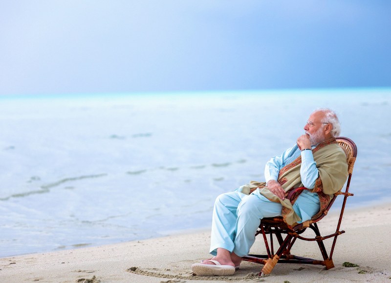 PM Modi goes snorkeling, takes walks at pristine Lakshadweep beach