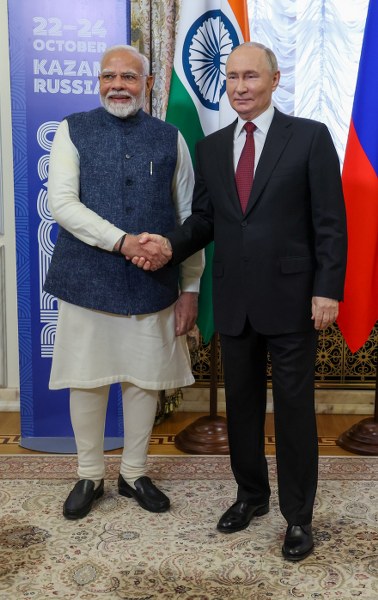 PM Modi holds bilateral talks with Russian President Vladimir Putin at Kazan