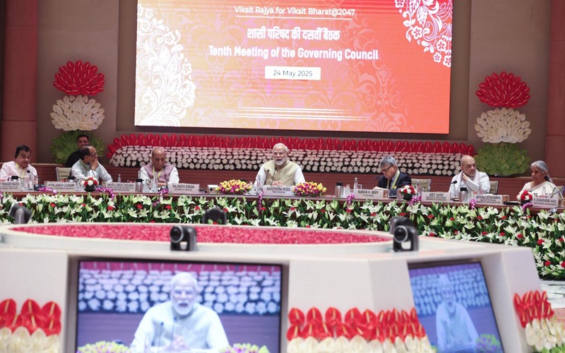 In Images: PM Modi chairs 10th Niti Aayog Council Meeting
