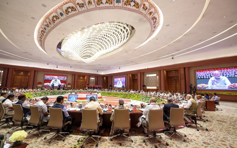 In Images: PM Modi chairs 10th Niti Aayog Council Meeting