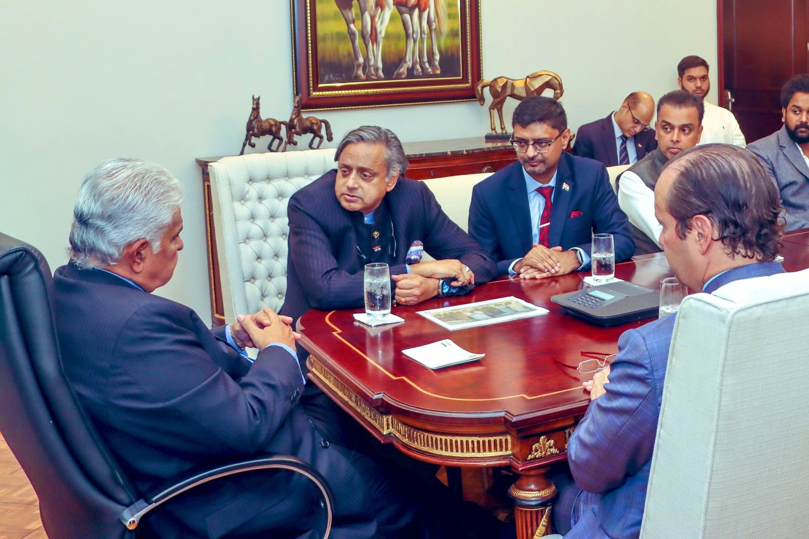 In Images: Tharoor-led delegation meets Panama President, seeks support against terrorism