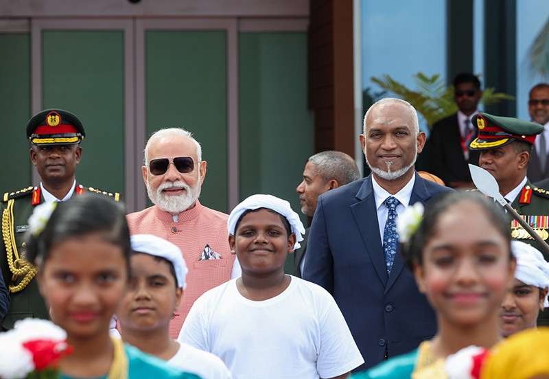 In Images: PM Modi receives warm welcome in Maldives
