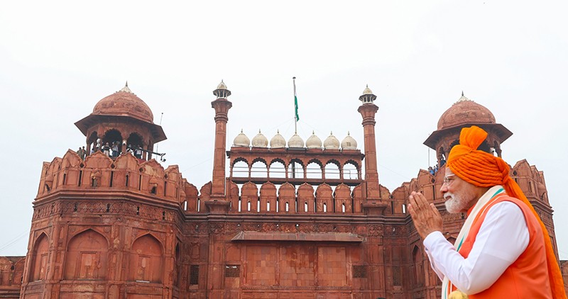 In Images: PM Modi addresses nation from Red Fort on 79th Independence Day