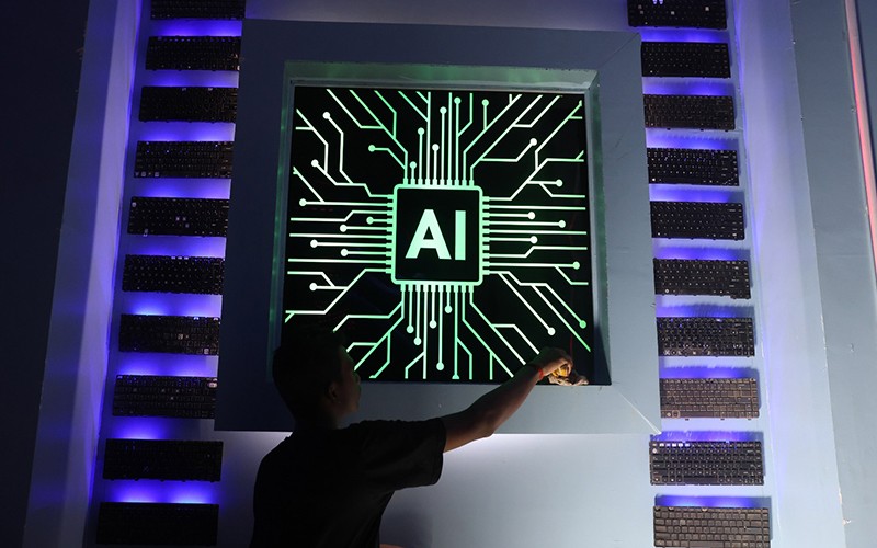 In Images: AI Meets Tradition: Kolkata Pandal Blends Technology with Durga Puja Spirit