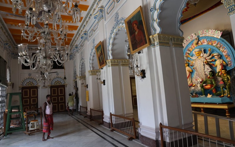 In Images: Kolkata's 236-Year-Old Shobhabazar Rajbari gears up for Durga Puja
