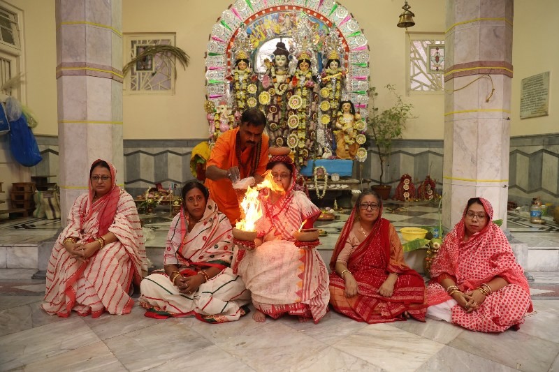 In Images: Rituals at 121-year-old Bholanath Dham Durga Puja in Kolkata
