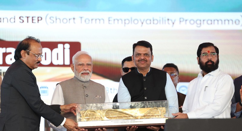 In Images: PM Modi inaugurates Navi Mumbai International Airport and Mumbai Metro Line-3